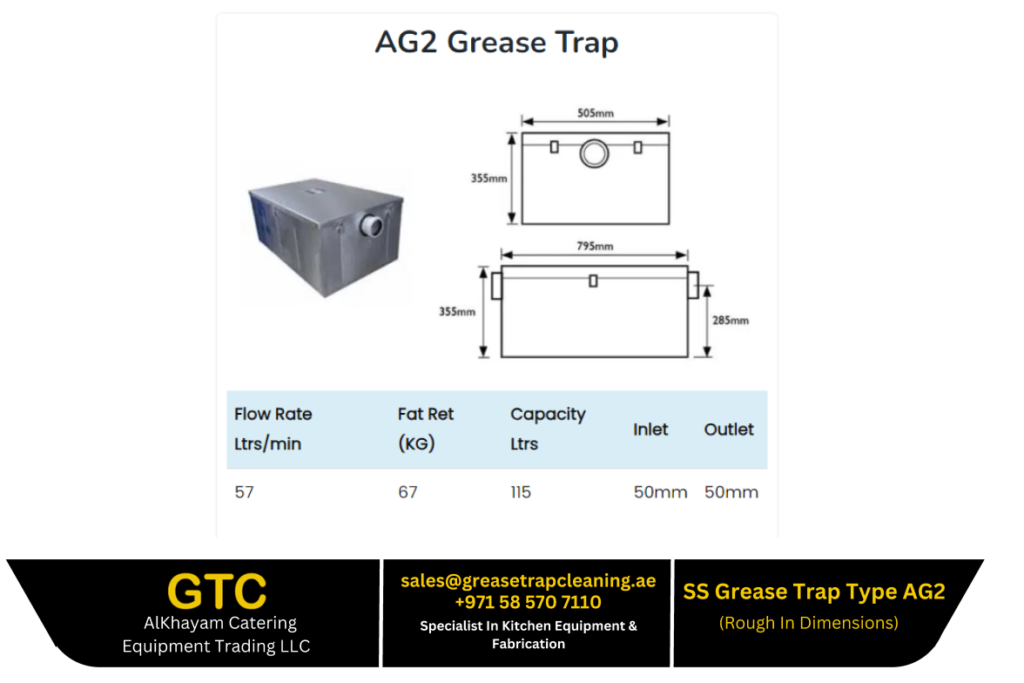 Type D Grease Trap Dubai UAE - GTC Dubai UAE