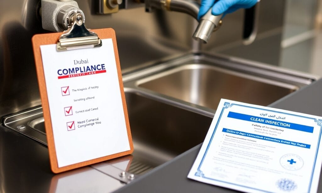 Dubai Municipality grease trap compliance checklist