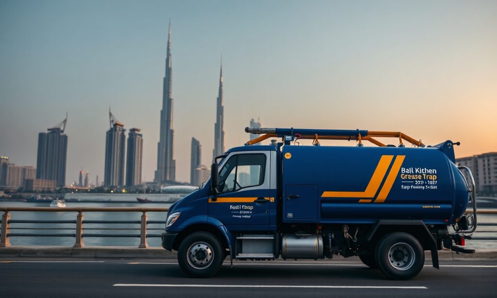 Grease trap cleaning service in Dubai