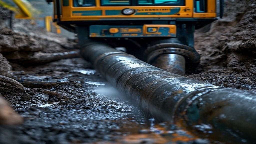 Heavy-duty pipeline blockage removal service in the UAE