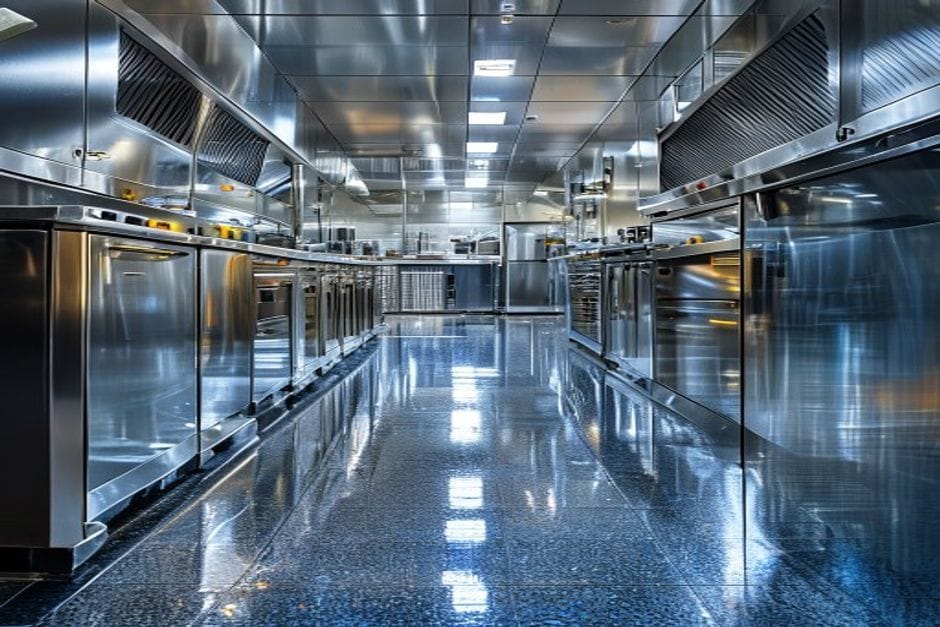 Professional stewarding services UAE commercial kitchen