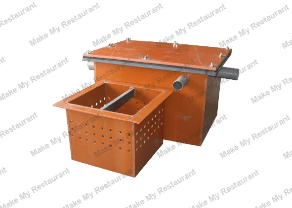 D-Type PVC Grease Trap - 15 Gallon compact